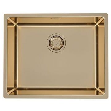 Мойка кухонная прямоугольная Alveus (Алвеус) Monarch Kombino 50 Bronze SAT (1122674) с выпуском без сифона