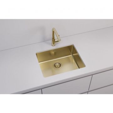 Мойка кухонная прямоугольная Alveus (Алвеус) Monarch Kombino 50 Copper SAT (1120381) с выпуском без сифона