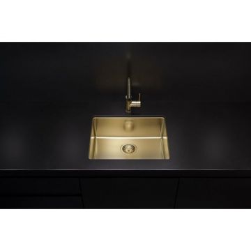 Мойка кухонная прямоугольная Alveus (Алвеус) Monarch Kombino 50 Copper SAT (1120381) с выпуском без сифона