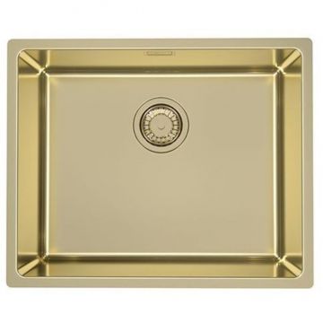 Мойка кухонная прямоугольная Alveus (Алвеус) Monarch Kombino 50 Gold SAT (1120902) с выпуском без сифона