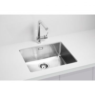 Мойка кухонная прямоугольная Alveus (Алвеус) Kombino 50 Нержавеющая сталь SAT (1100237) с сифоном