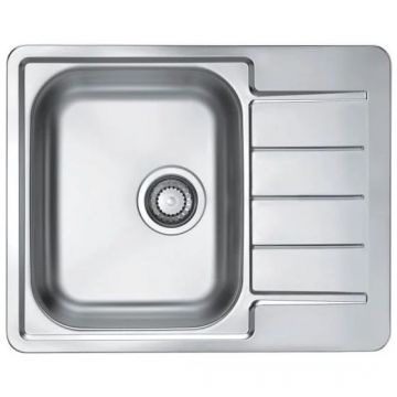 Мойка кухонная прямоугольная Alveus (Алвеус) Line Max 110 Нержавеющая сталь SAT (1144603) с сифоном 1064392
