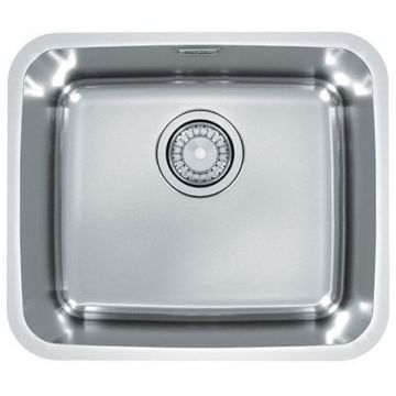 Мойка кухонная прямоугольная Alveus (Алвеус) Luno 20 Нержавеющая сталь SAT (1128740) с сифоном