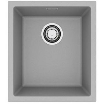 Мойка кухонная квадратная Alveus (Алвеус) Granital Omni 20 Concrete-G81 (1150045) с сифоном 1145083