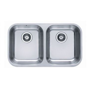Мойка кухонная прямоугольная Alveus (Алвеус) Duo 30 Нержавеющая сталь SAT (1036849) с сифоном