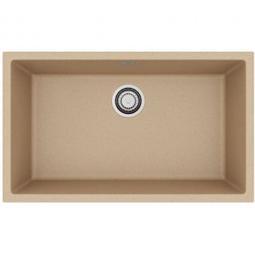 Мойка кухонная прямоугольная Alveus (Алвеус) Granital Omni 40 Beige-G55 (1150061) с сифоном 1145083