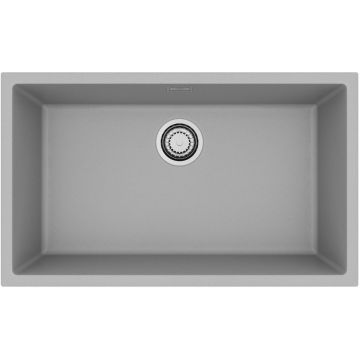 Мойка кухонная прямоугольная Alveus (Алвеус) Granital Omni 40 Concrete-G81 (1150059) с сифоном 1145083