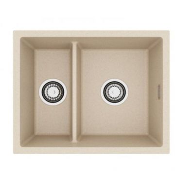 Мойка кухонная прямоугольная Alveus (Алвеус) Granital Omni 50 Terra-G22 (1150067) с сифоном 1145083