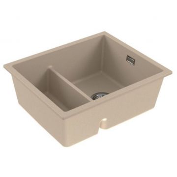 Мойка кухонная прямоугольная Alveus (Алвеус) Granital Omni 50 Terra-G22 (1150067) с сифоном 1145083