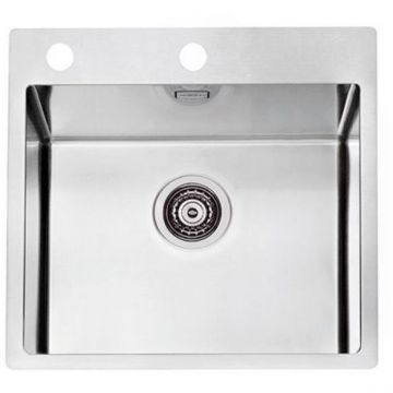 Мойка кухонная прямоугольная Alveus (Алвеус) Pure 70 KMB (1122385) с сифоном