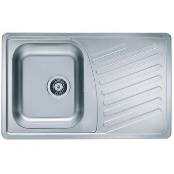 Мойка кухонная прямоугольная Alveus (Алвеус) Elegant 30 Нержавеющая сталь Satin (1126348) с сифоном