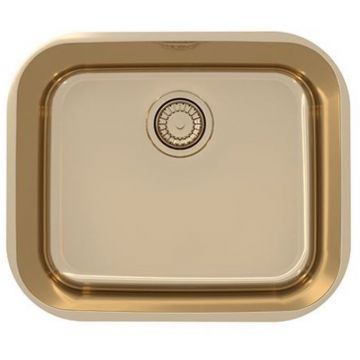 Мойка кухонная прямоугольная Alveus (Алвеус) Monarch PVD Variant 10 Bronze (1113581) с выпуском без сифона