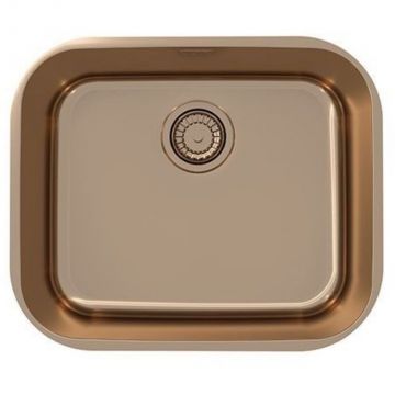 Мойка кухонная прямоугольная Alveus (Алвеус) Monarch PVD Variant 10 Copper (1113580) с выпуском без сифона