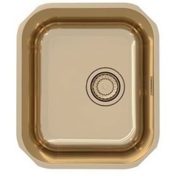 Мойка кухонная прямоугольная Alveus (Алвеус) Monarch PVD Variant 40 Bronze (1113587) с выпуском без сифона