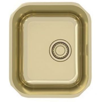 Мойка кухонная прямоугольная Alveus (Алвеус) Monarch PVD Variant 40 Gold (1113584) с выпуском без сифона