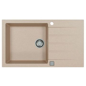 Мойка кухонная прямоугольная Alveus (Алвеус) Granital Cadit 40 Terra-G22 (1132028) с сифоном