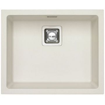 Мойка кухонная прямоугольная Alveus (Алвеус) Granital Plus Quadrix 50 Arctic-G11 (1128394) с сифоном