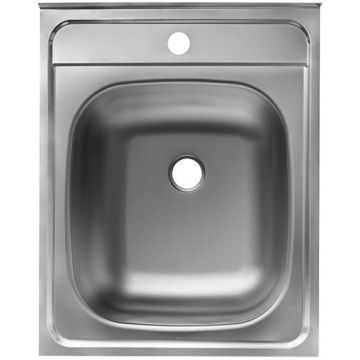 Мойка кухонная Ukinox (Юкинокс) из нержавейки Иннова, цвет: матовая сталь, база: 60х50 см, арт. IND500.600 ---6C 0C-