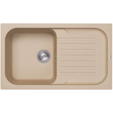 Мойка кухонная прямоугольная Флорентина (Florentina) Арона 860 Бежевая (20.225.D0860.104)