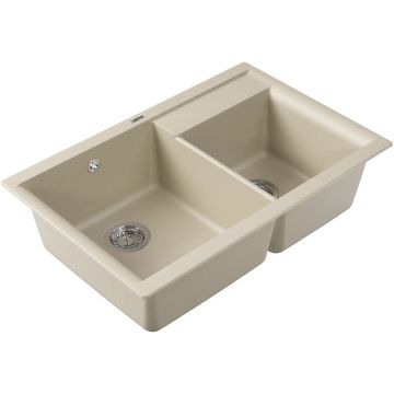 Мойка кухонная прямоугольная Флорентина (Florentina) Касси 780 Шампань (20.230.E0780.202)