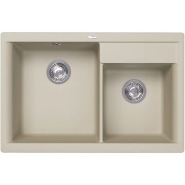 Мойка кухонная прямоугольная Флорентина (Florentina) Касси 780 Шампань (20.230.E0780.202)
