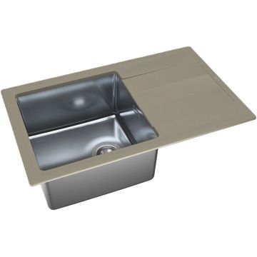 Мойка кухонная прямоугольная Флорентина (Florentina) Комби 780 Грей (21.395.D0780.305)