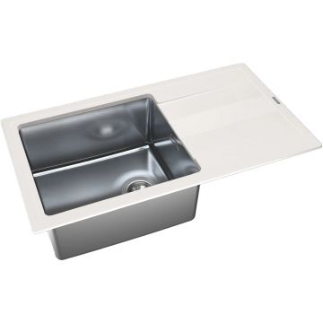 Мойка кухонная прямоугольная Флорентина (Florentina) Комби 860 Жасмин (21.400.D0860.201)