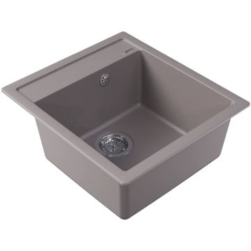 Мойка кухонная прямоугольная Флорентина (Florentina) Липси 460 Грей (20.280.B0460.305)