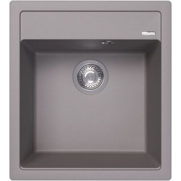 Мойка кухонная прямоугольная Флорентина (Florentina) Липси 460 Грей (20.280.B0460.305)