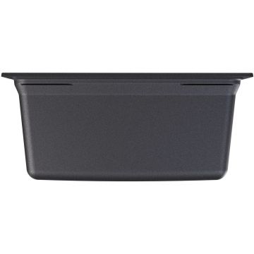 Мойка кухонная прямоугольная Флорентина (Florentina) Липси 460 Черная (20.280.B0460.102)