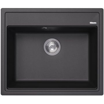 Мойка кухонная прямоугольная Флорентина (Florentina) Липси 600 Антрацит (20.120.D0600.302)