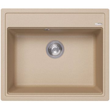 Мойка кухонная прямоугольная Флорентина (Florentina) Липси 600 Бежевая (20.120.D0600.104)