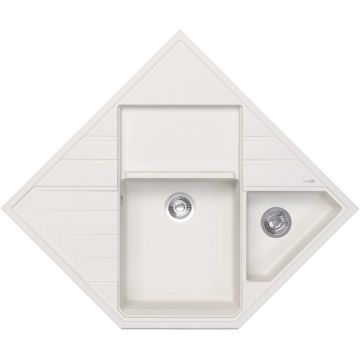 Мойка кухонная угловая Флорентина (Florentina) Бомбей Жасмин (20.375.J0900.201)