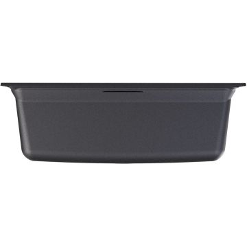 Мойка кухонная прямоугольная Флорентина (Florentina) Липси 600 Черная (20.120.D0600.102)