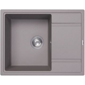 Мойка кухонная прямоугольная Флорентина (Florentina) Липси 650 Грей (20.125.C0650.305)