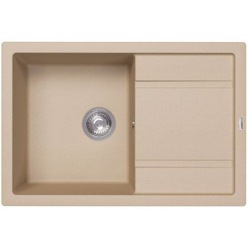 Мойка кухонная прямоугольная Флорентина (Florentina) Липси 760 Бежевая (20.160.D0760.104)