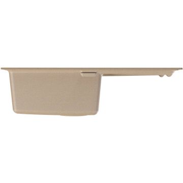 Мойка кухонная прямоугольная Флорентина (Florentina) Липси 760 Бежевая (20.160.D0760.104)