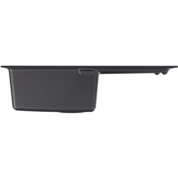 Мойка кухонная прямоугольная Флорентина (Florentina) Липси 760 Черная (20.160.D0760.102)