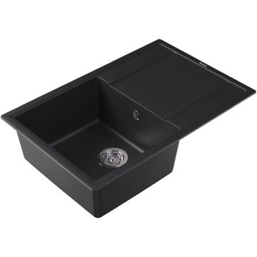 Мойка кухонная прямоугольная Флорентина (Florentina) Липси 780 Антрацит (20.270.C0780.302)