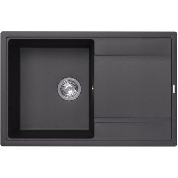 Мойка кухонная прямоугольная Флорентина (Florentina) Липси 780 Антрацит (20.270.C0780.302)