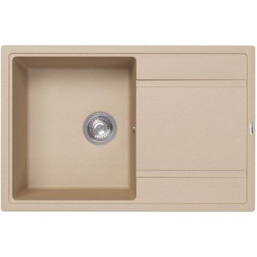 Мойка кухонная прямоугольная Флорентина (Florentina) Липси 780 Бежевая (20.270.C0780.104)