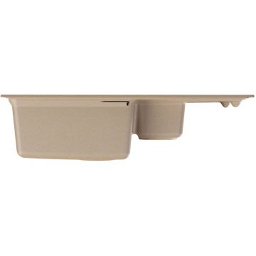 Мойка кухонная прямоугольная Флорентина (Florentina) Липси 780К Бежевая (20.250.D0780.104)