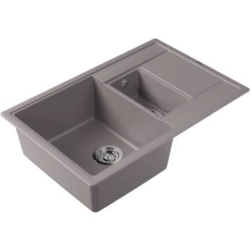 Мойка кухонная прямоугольная Флорентина (Florentina) Липси 780К Грей (20.250.D0780.305)