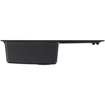 Мойка кухонная прямоугольная Флорентина (Florentina) Липси 860 Антрацит (20.130.D0860.302)