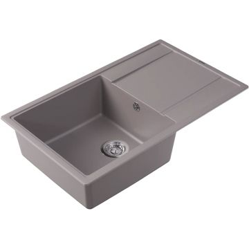 Мойка кухонная прямоугольная Флорентина (Florentina) Липси 860 Грей (20.130.D0860.305)