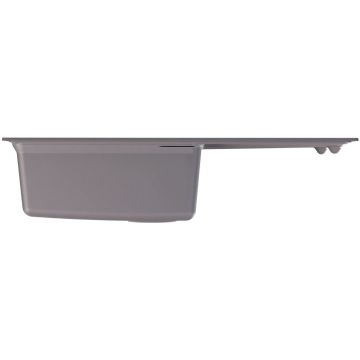 Мойка кухонная прямоугольная Флорентина (Florentina) Липси 860 Грей (20.130.D0860.305)