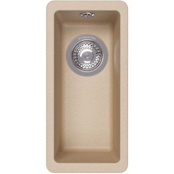 Чаша для мойки прямоугольная Флорентина (Florentina) Вега 160 Бежевая (22.300.00160.104)