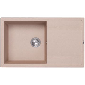 Мойка кухонная прямоугольная Флорентина (Florentina) Липси 860 Песочная (20.130.D0860.107)