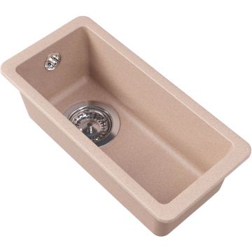 Чаша для мойки прямоугольная Флорентина (Florentina) Вега 160 Песочная (22.300.00160.107)
