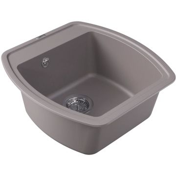 Мойка кухонная прямоугольная Флорентина (Florentina) Нире 480 Грей (20.190.B0480.305)